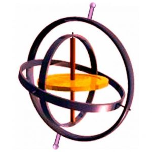 An artist's impression of a gyroscope