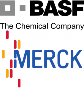 BASF and Merck logos