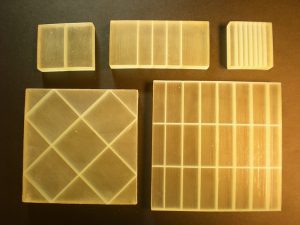 MIT researchers have fabricated interfacial material using 3-D printing to study wrinkling phenomenon. Image: Narges Kaynia and Yaning Li.