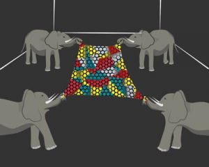 Graphene remains the strongest material ever measured and, as Professor Hone once put it, so strong that "it would take an elephant, balanced on a pencil, to break through a sheet of graphene the thickness of Saran Wrap.” Image: Andrew Shea for Columbia Engineering.