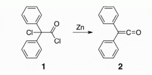 Hermann Staudinger isolated and characterized diphenylketene in 1905. 