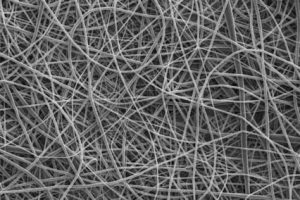 Microfibers produced using 10 percent by weight solutions of the polymer. Image: Mohammad Reza Abidian Lab.