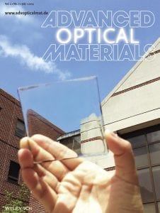 Advanced Optical Materials, Issue 7, 2014 -- Front Cover