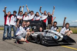 Formula Student car broke a world record accelerating from 0 to 100 km/h in 1.513 seconds