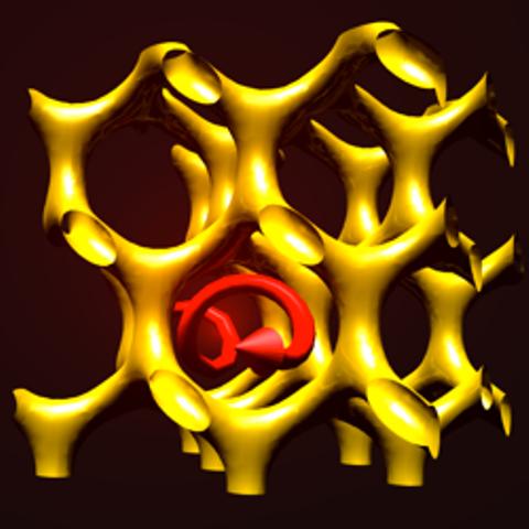 A 3D Metamaterial: Nanostructuring with Polymers