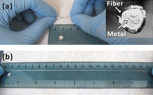 Researchers use liquid metal to create stretchable wires