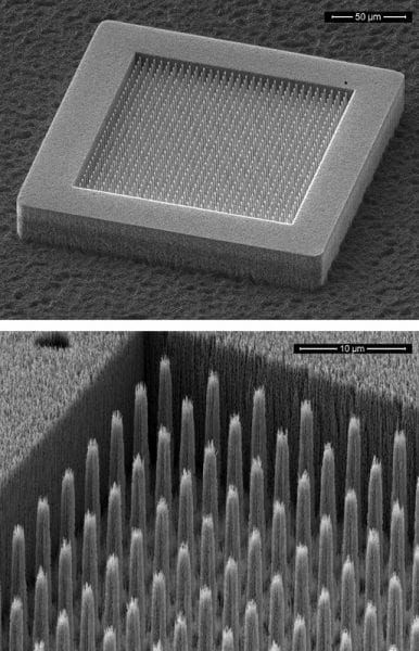 Nanostructured electron source developed at NIST