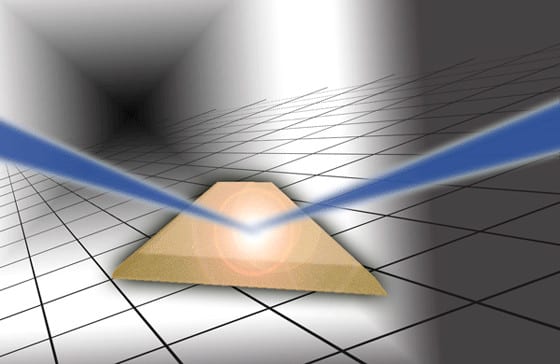 Observing titanium dioxide with ultrashort light pulses