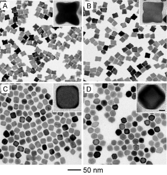 Shaping catalytic nanoparticles through surface diffusion