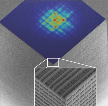 Transverse mode localization in 3D deterministic aperiodic structures