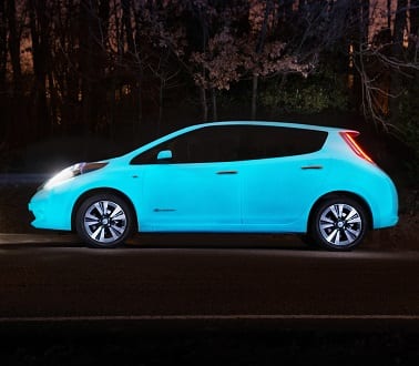 Nissan glows in the dark