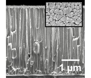 Room temperature fabrication of high-temperature shape-memory thin films