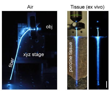 Fiber optics goes biocompatible and implantable