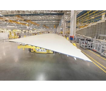 High-performance wings in production