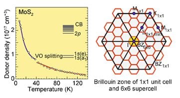 Shallow donor in natural MoS2