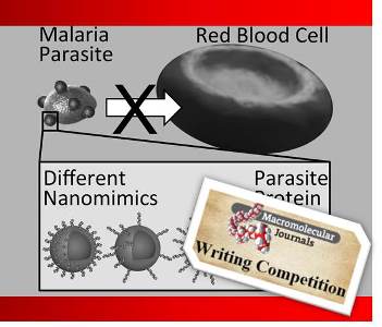 Influencing the antimalarial activity of polymer-based nanomimics