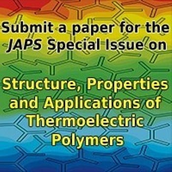 Paper call: Special Issue, Journal of Applied Polymer Science