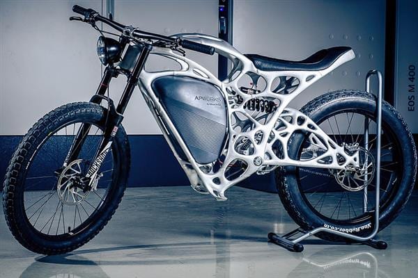 Light Rider is the world’s first 3D-printed motorcycle