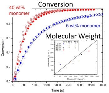 A complete model of acrylamide polymerization