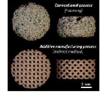 Architectural control and process limitations of porous bioceramics