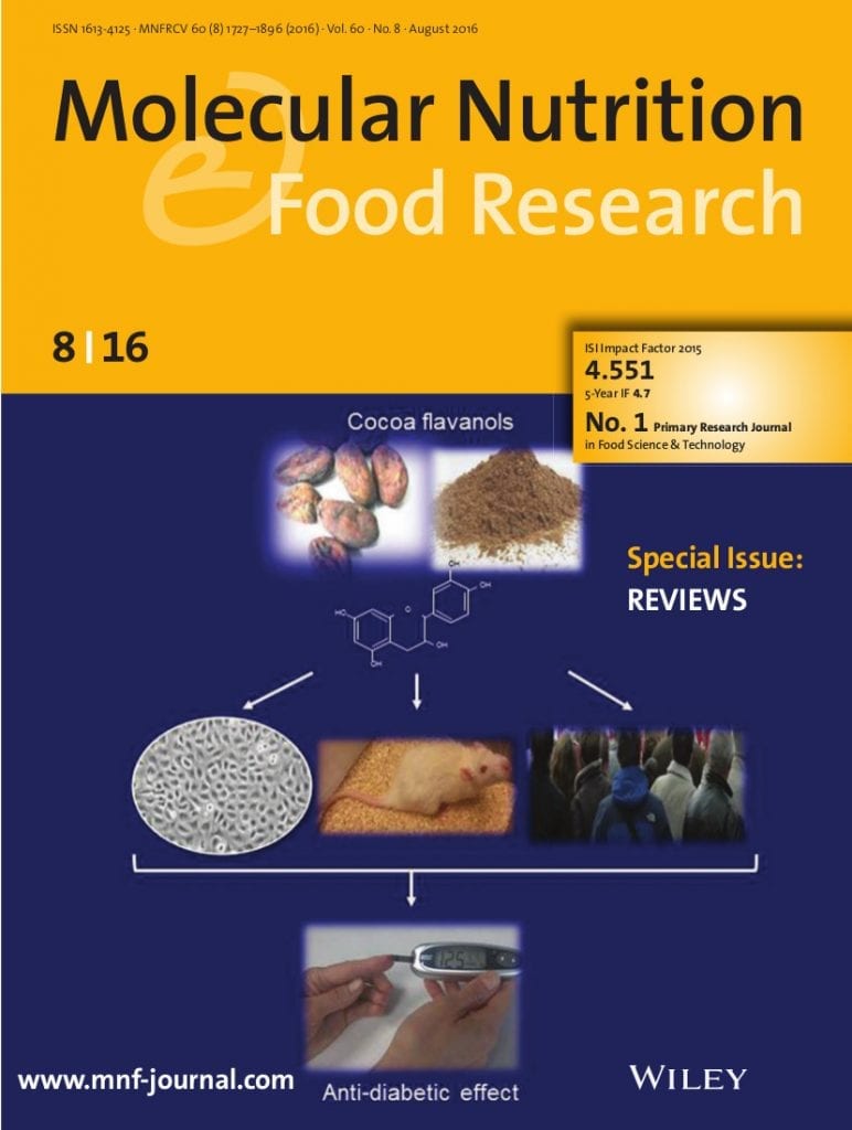Reviews Special Issue in Molecular Nutrition & Food Research Advanced