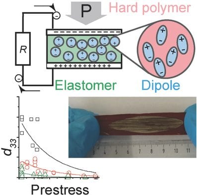 An All-Organic Elastomeric Electret Composite