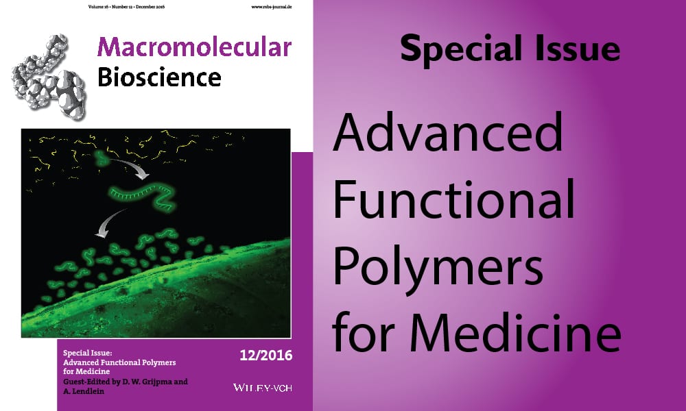 Advanced Functional Polymers for Medicine