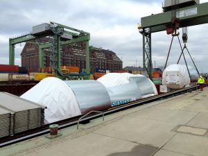 Steam turbine on the way to Egypt