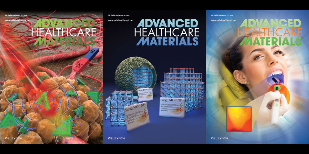 Featuring Photoacoustic Imaging, Nanosafety and More: January’s Advanced Healthcare Materials Covers