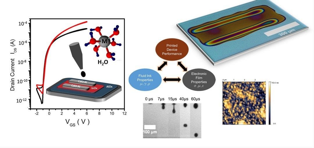 All-Aqueous-Printed And Low-Temperature Transistors