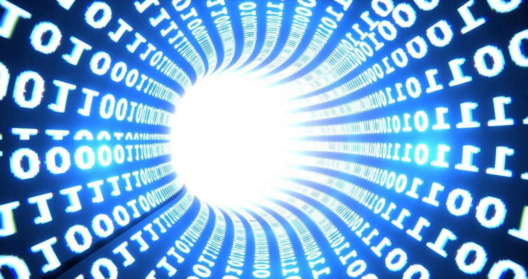 Doing Binary Calculations Using a Single Molecule