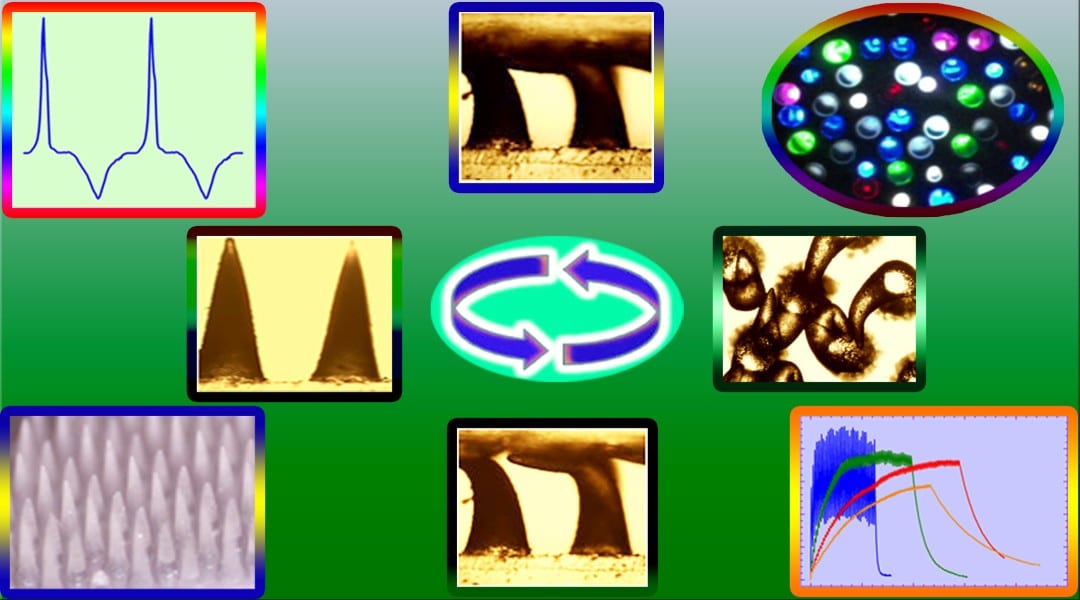 Triboelectric Generators using Microneedle-Structured Polydimethysiloxane