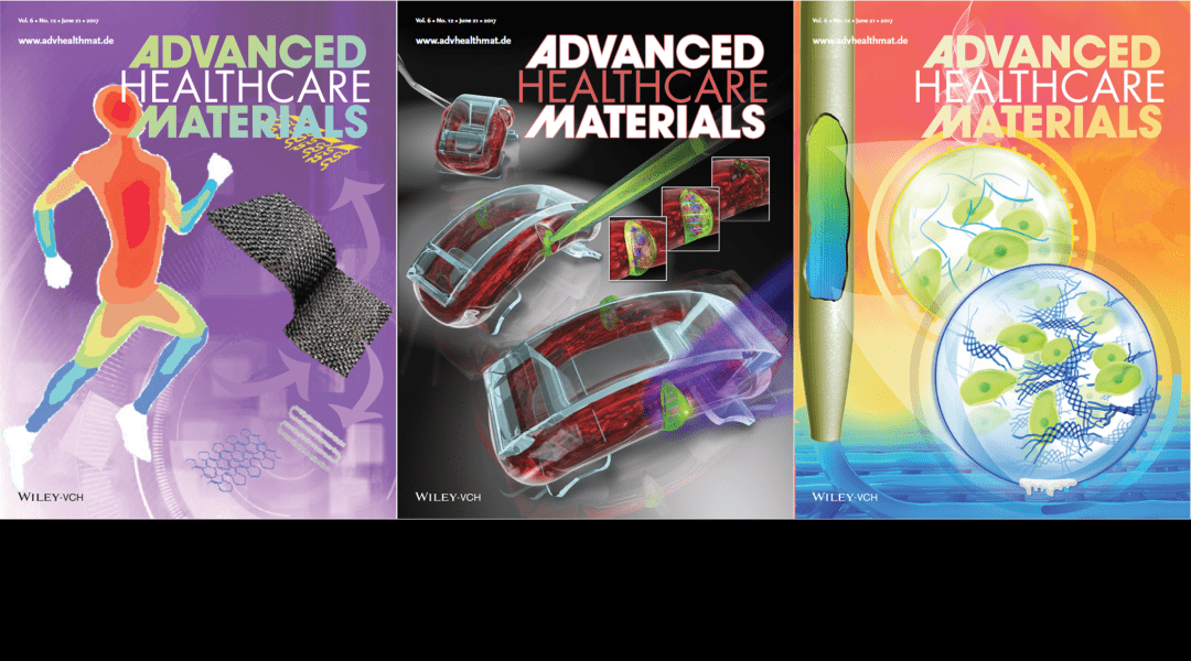 Cover Art – Featuring Bioactuators, Bioprinting and Temperature Sensors