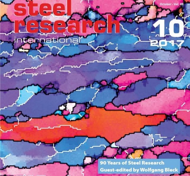 Celebrating 90 Years of Steel Research