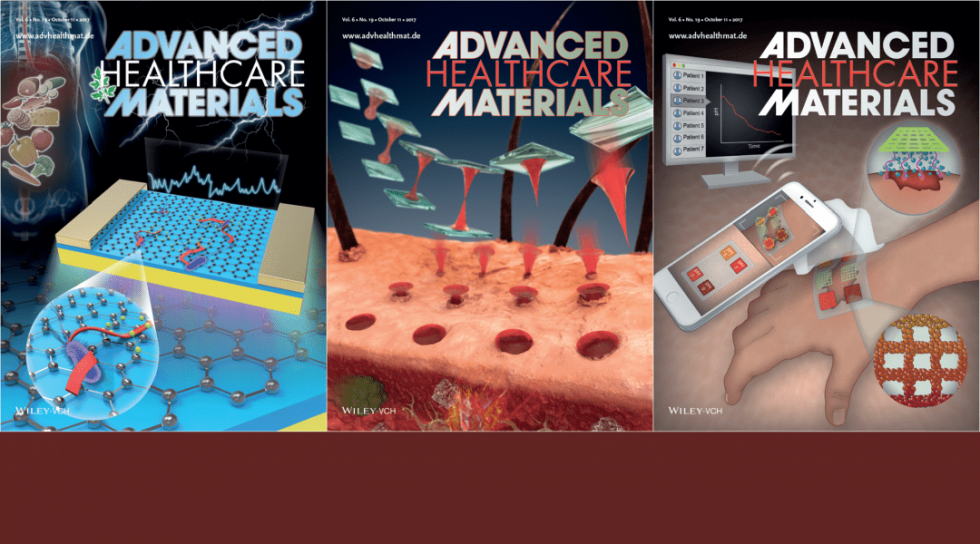 Cover Art Featuring Centrifugal Lithography, Wound Dressings and