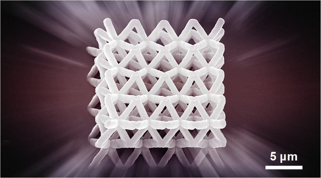 High-Entropy Alloy-Coated Nanolattice Structures