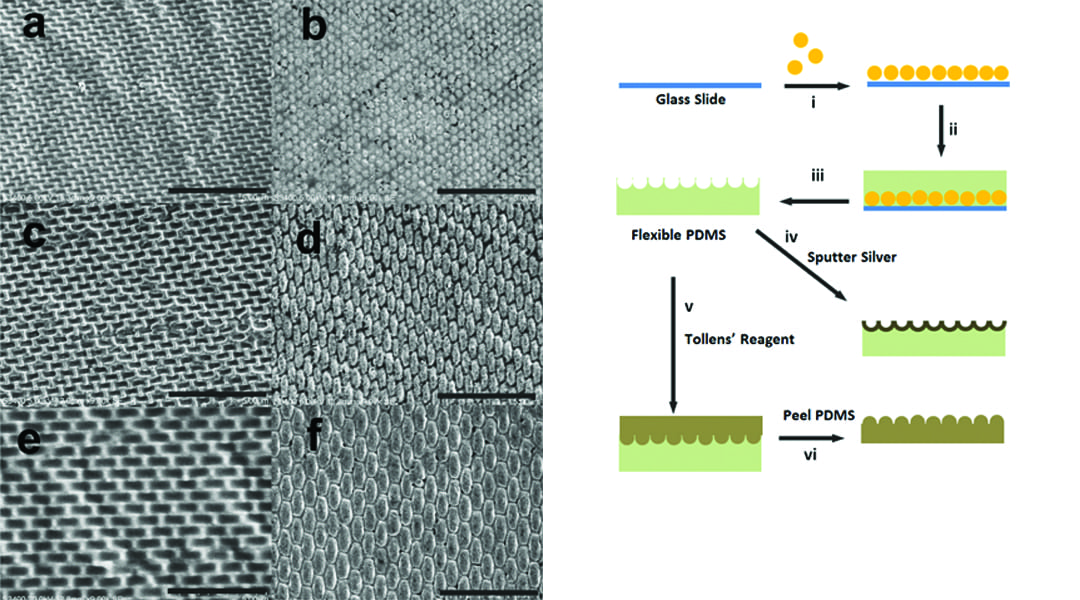 Periodic Silver Nanopore and Nanoparticle Arrays with Controlled Shape and Size