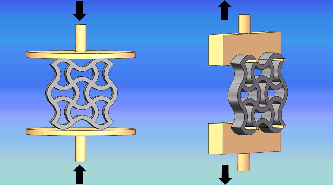 3D Printing of Tunable Poisson Ratio Metallic Aerogels