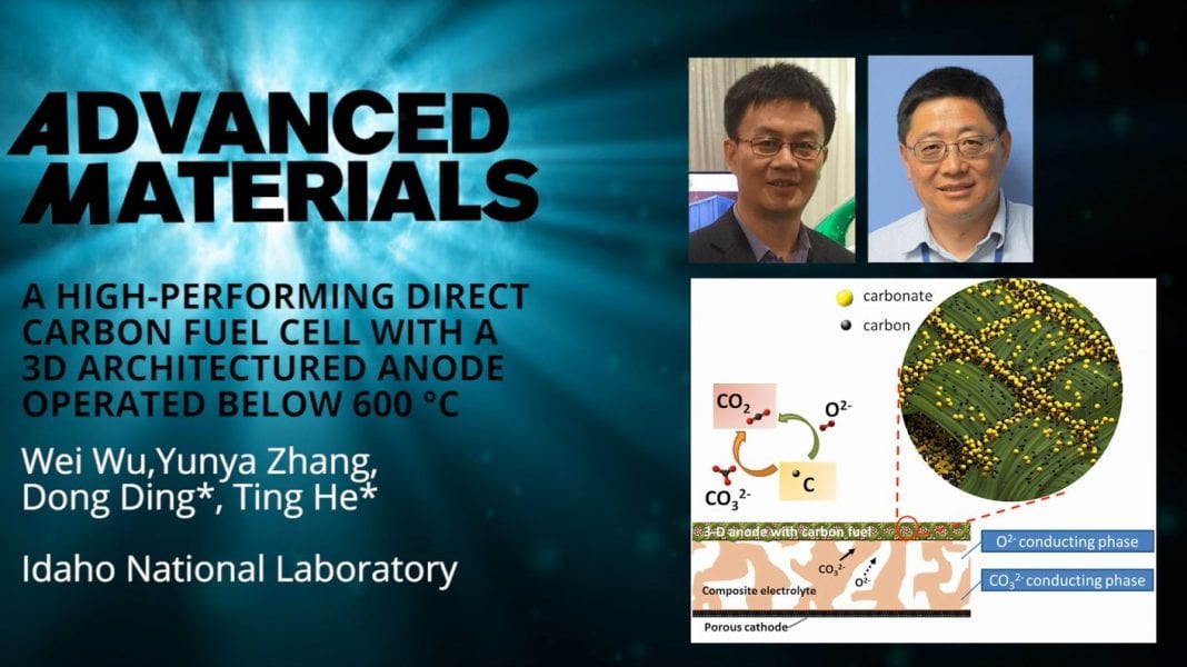 3D Anode for Direct Carbon Fuel Cells