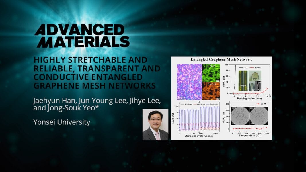 Novel Entangled Graphene Mesh for Flexible Electronics