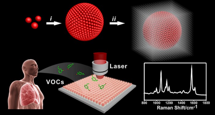 Early Detection of Lung Cancer Volatile Organic Compound by Surface Enhancement Raman Spectra (SERS)