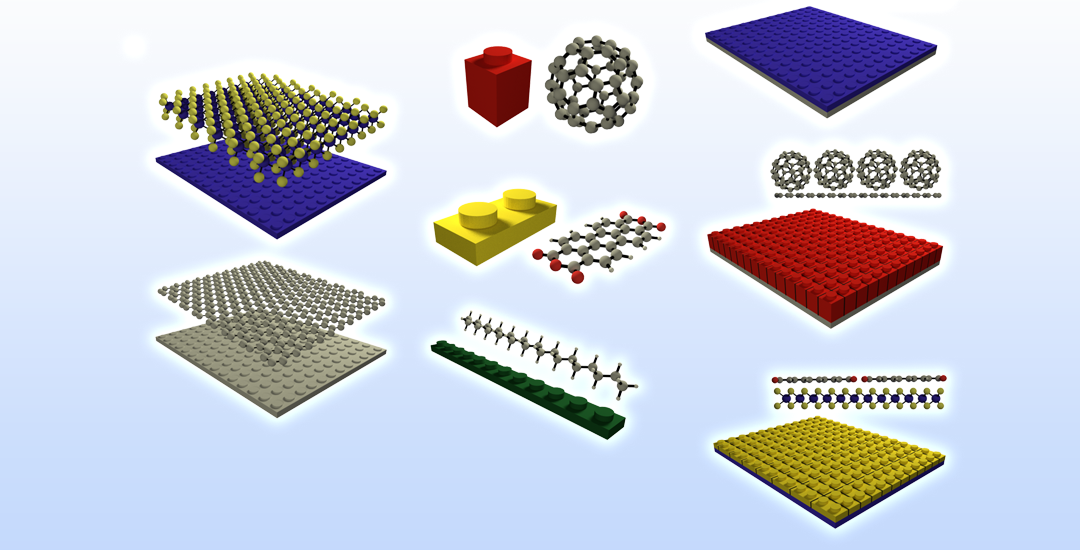 A Hybrid Pairing: Inorganic 2D Materials and Molecules