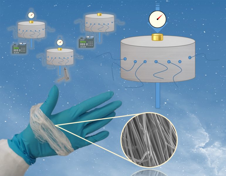 Pressurized Gyration for the Mass Production of Polymeric Fibers