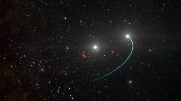 ESO instrument finds closest black hole to Earth