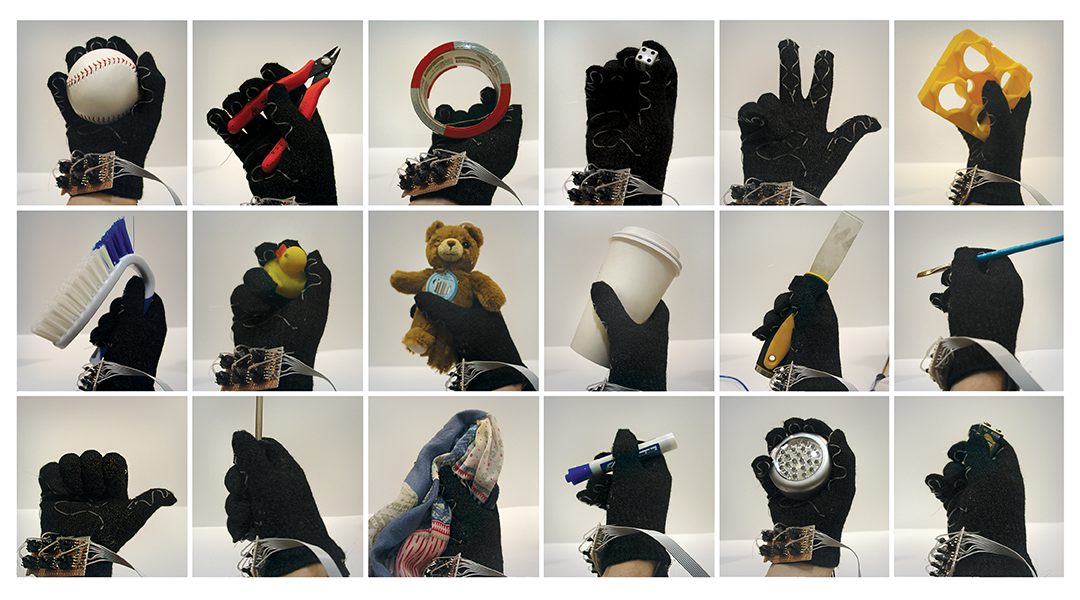 Simple-to-make smart glove gives robots sense and reason