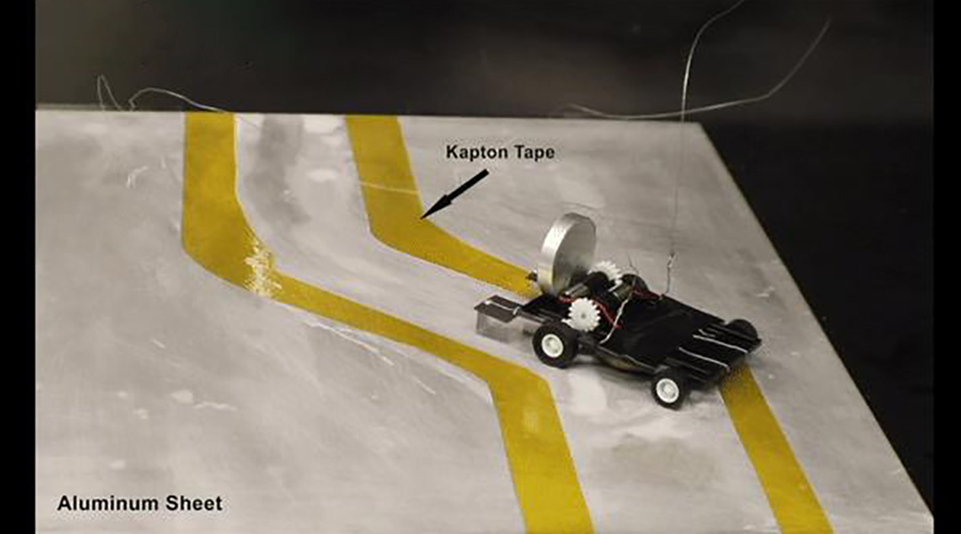 Even without a brain, metal-eating robots can still search for food