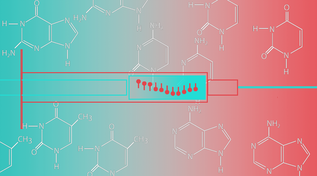 Abstract illustration of mRNA vaccines