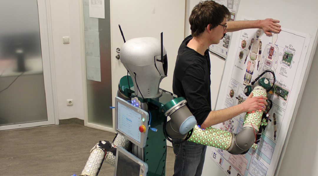 Responsive skin makes better robot helpers