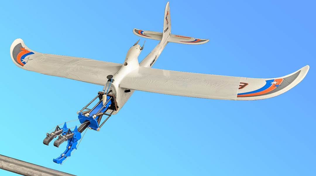 New drone claw prefers crash landings