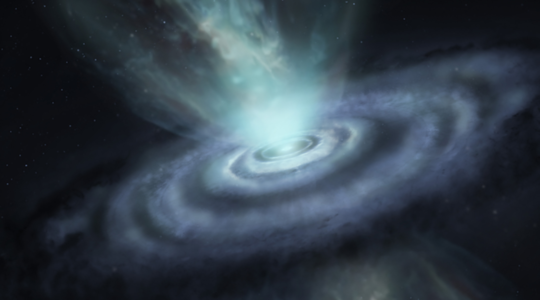Artist's rendition of mysterious carbon star death.